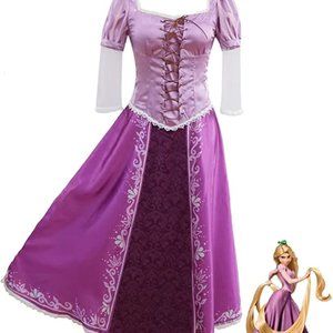 Rapunzel Costume - Bodice and skirt - Adult Sz Medium decorated with crystals